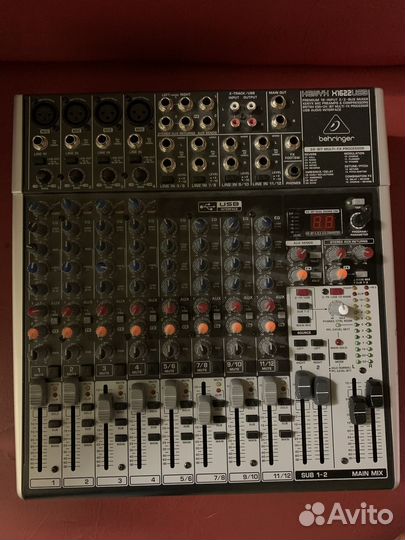 Микшерный пульт behringer xenyx x1622