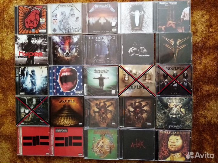 CD диски разныз групп