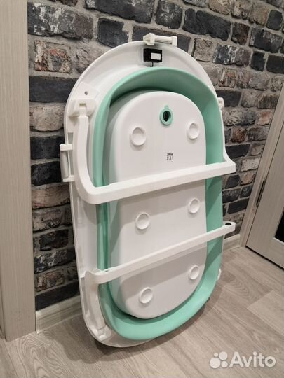 Ванночка для купания складная с термометром