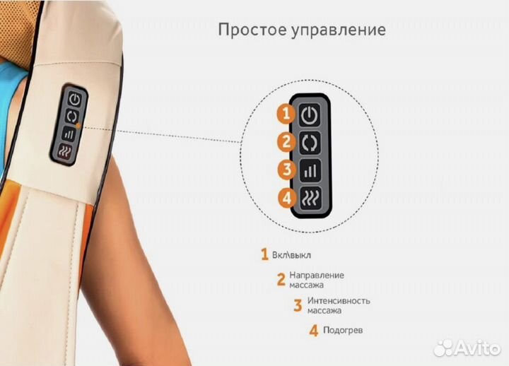 Массажер для спины, шеи и плеч