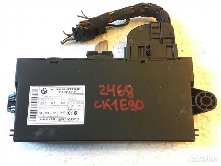 Блок управления CAS Bmw 3-Series E90 2009