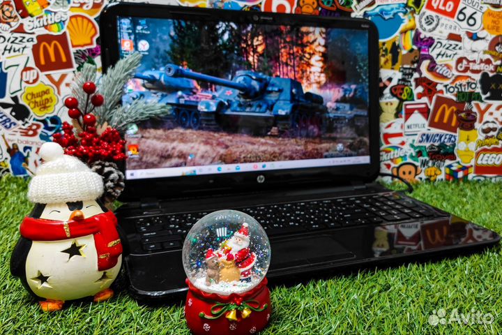 Шустрый ноутбук HP для учебы и игр