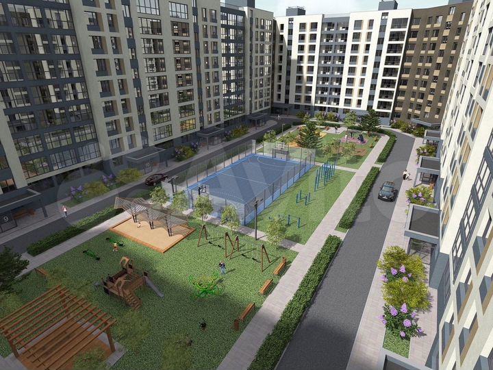 2-к. квартира, 64,4 м², 5/9 эт.