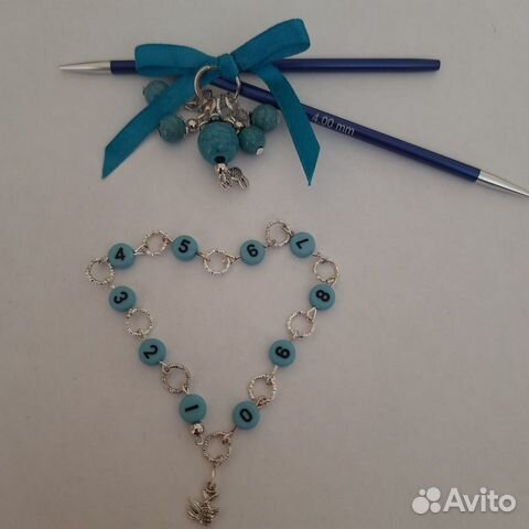 Счётчик рядов для вязания и маркеры, набор