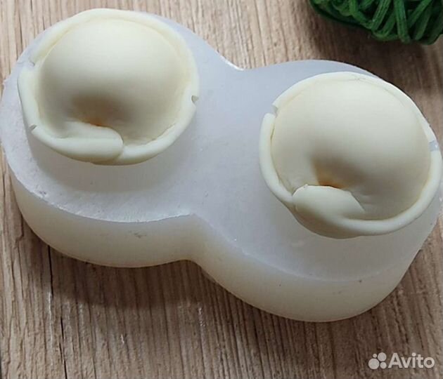 Молд силиконовый 3D ягоды, орео, макарун, пельмени