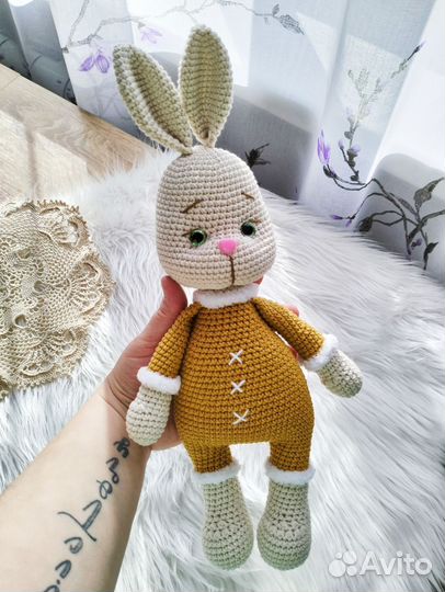 Вязаный Зайка