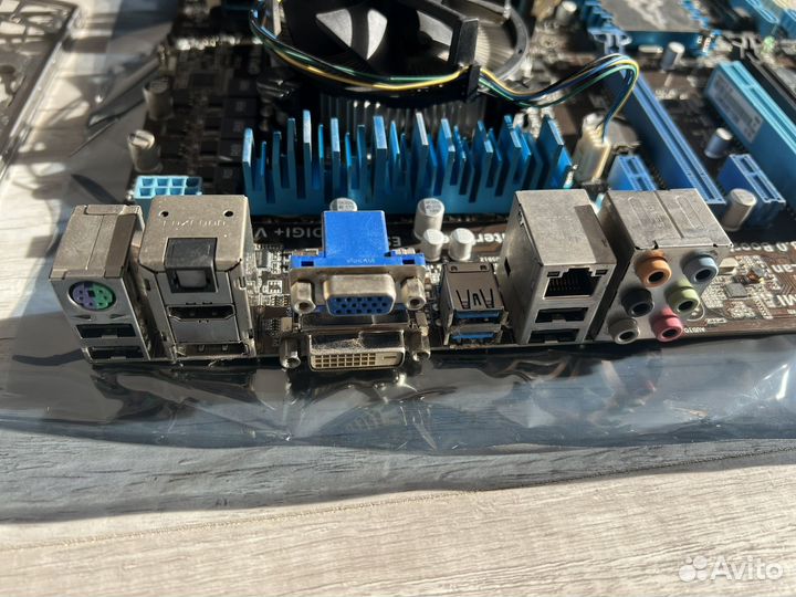 Intel I5+матплата asus+16гб+кулер