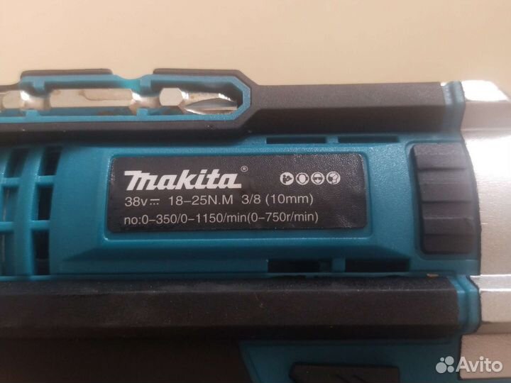 Аккумуляторная дрель шуруповерт makita 38v