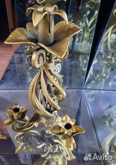 Подсвечник кованый