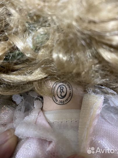 Кукла фарфоровая remeco collection Англия