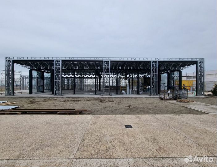 Лстк каркас магазина 500 м2 (супермаркет, автосало