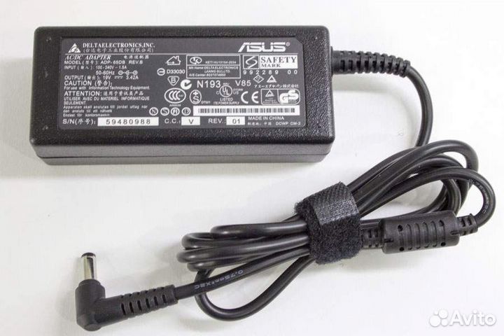 Зарядное устройство для ноутбука Asus 19V 3.42A (6