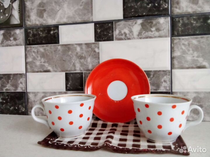 Чайная посуда СССР (з-д Красный фарфорист и др.)