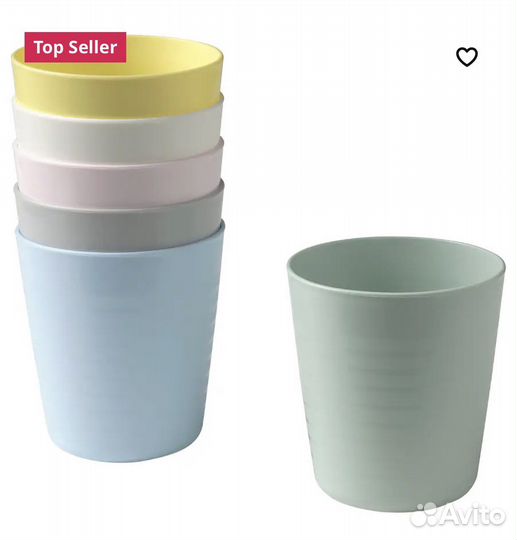 Набор детской посуды IKEA новый