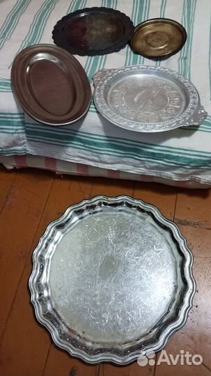 Поднос и набор мнц кольчугино СССР. Обмен