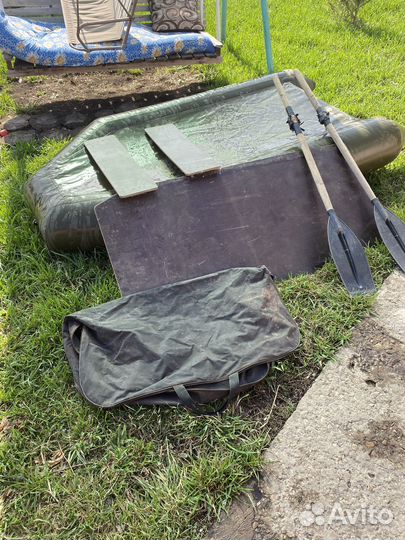 Надувная лодка пвх бу с мотором