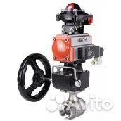 Кран шаровой DN.ru BV3232P(2pc) -FP-T-ISO-H Ду50 Ру63, внутренняя резьба, полнопроходной, нержавеюща