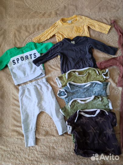 Детские вещи пакетом 56-68