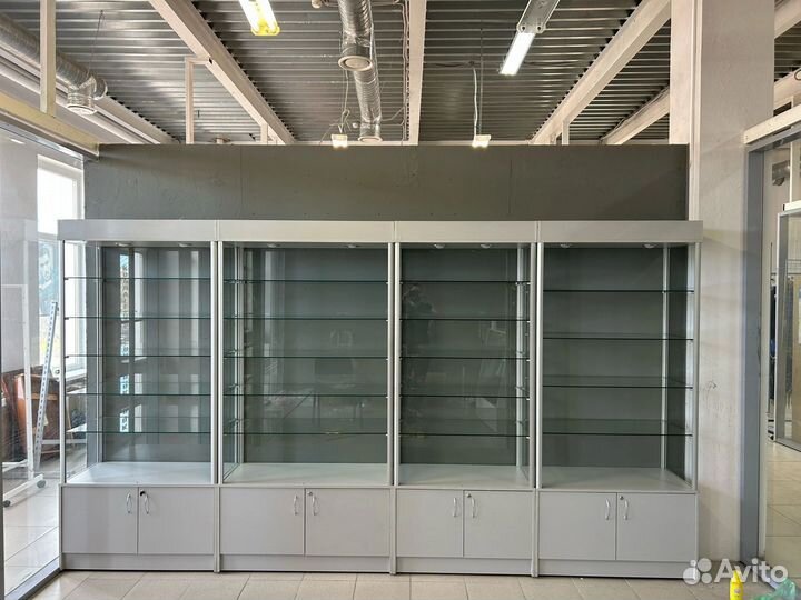 Шкаф витрина бу