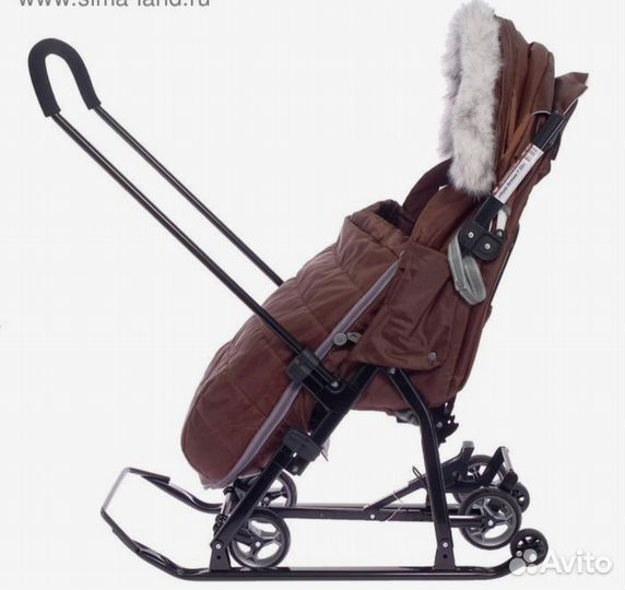 Детские санки коляска