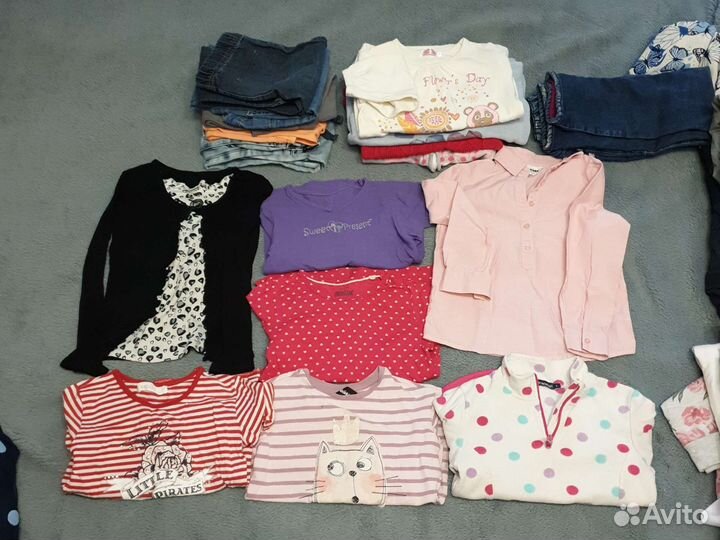 Кофты, джинсы, костюмы, юбки на девочку 5-7лет