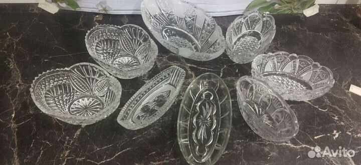 Хрустальная, стеклянная посуда