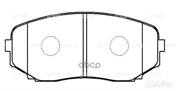 Старый номер ckmz-65) Колодки тормозные GK0711