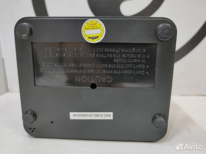 Радиобудильник Ritmix RRC-818 / Черный