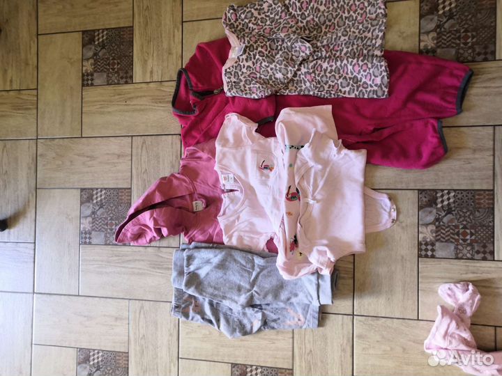 Одежда для девочки пакетом 80 размер