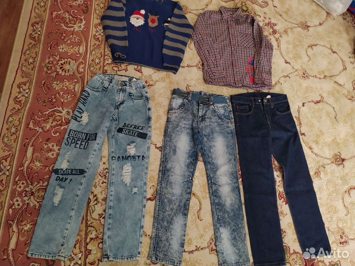 Вещи пакетом для мальчика134 за всё 999