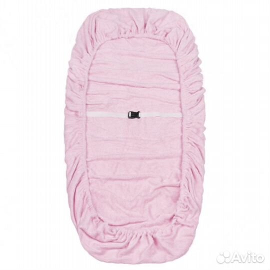 Многоразовый махровый чехол на кушетку (розовый)