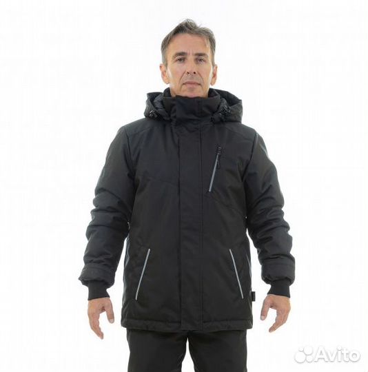 Куртка мужская зимняя Brodeks KW210 черная