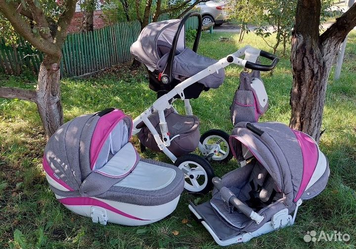 Коляска adamex barletta/ bebe mobile mario