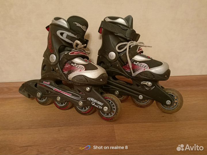 Роликовые коньки детские раздвижные