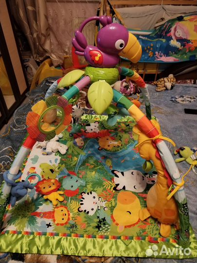 Развивающий коврик Fisher price Тропический лес