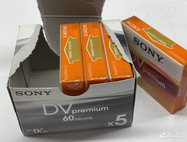 Sony mini dv DVM60PR4 видеокассеты