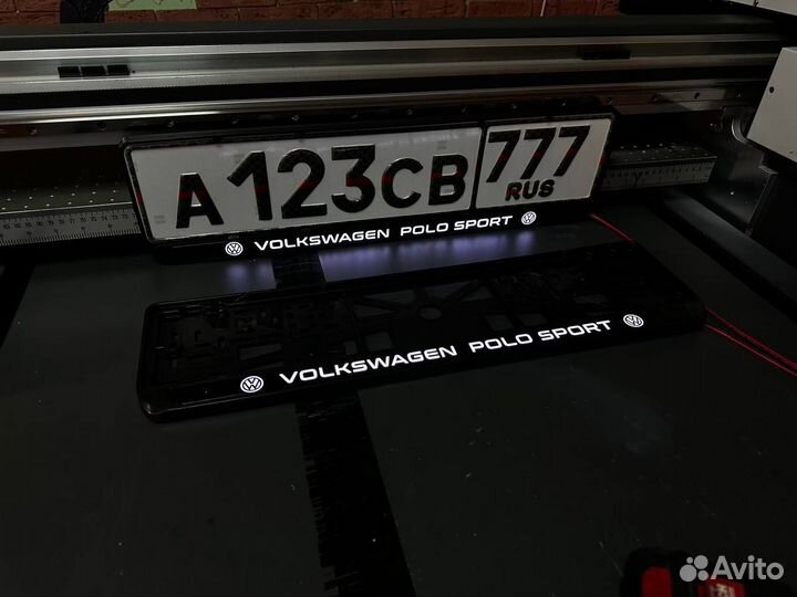 Лед рамка номера с вашим дизайном