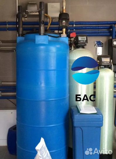 Система очистки воды от железа, марганца, жесткост