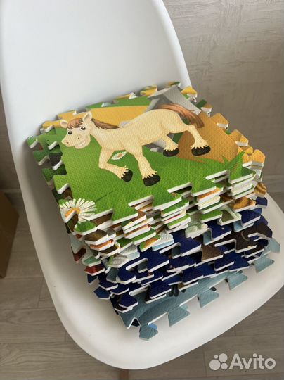 Детские коврики - пазлы