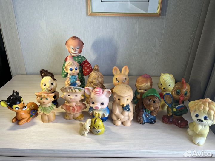 Игрушки резиновые СССР