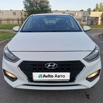 Hyundai Solaris 1.4 AT, 2019, 82 000 км, с пробегом, цена 1 310 000 руб.