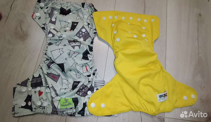 Многоразовые подгузники с вкладышами