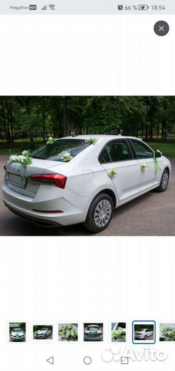 Свадебные украшения на автомобили