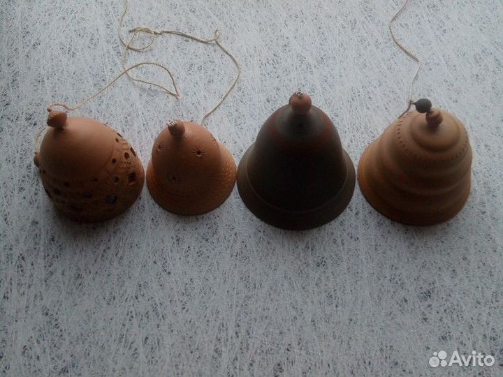 Колокольчики из глины