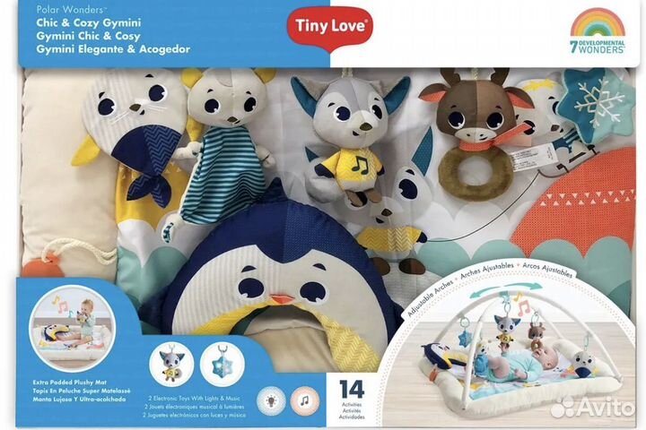 Развивающий коврик tiny love новый