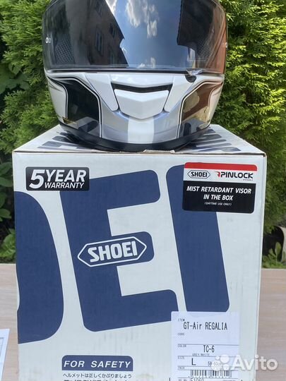 Мотошлем Shoei GT-Air regalia Size L + Sena 10U