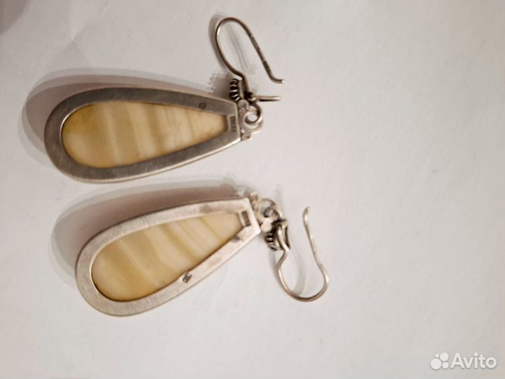 Серьги Серебро 875