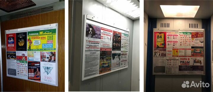Реклама в лифтах и подъездах Спб и Ленобласти