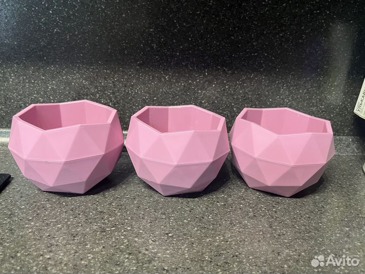 Набор Кашпо для суккулентов и фиалок