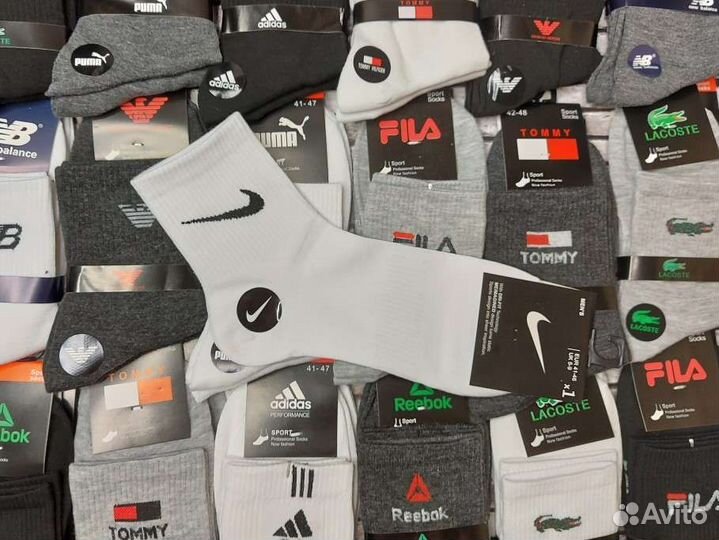 Носки Nike Adidas Puma Reebok